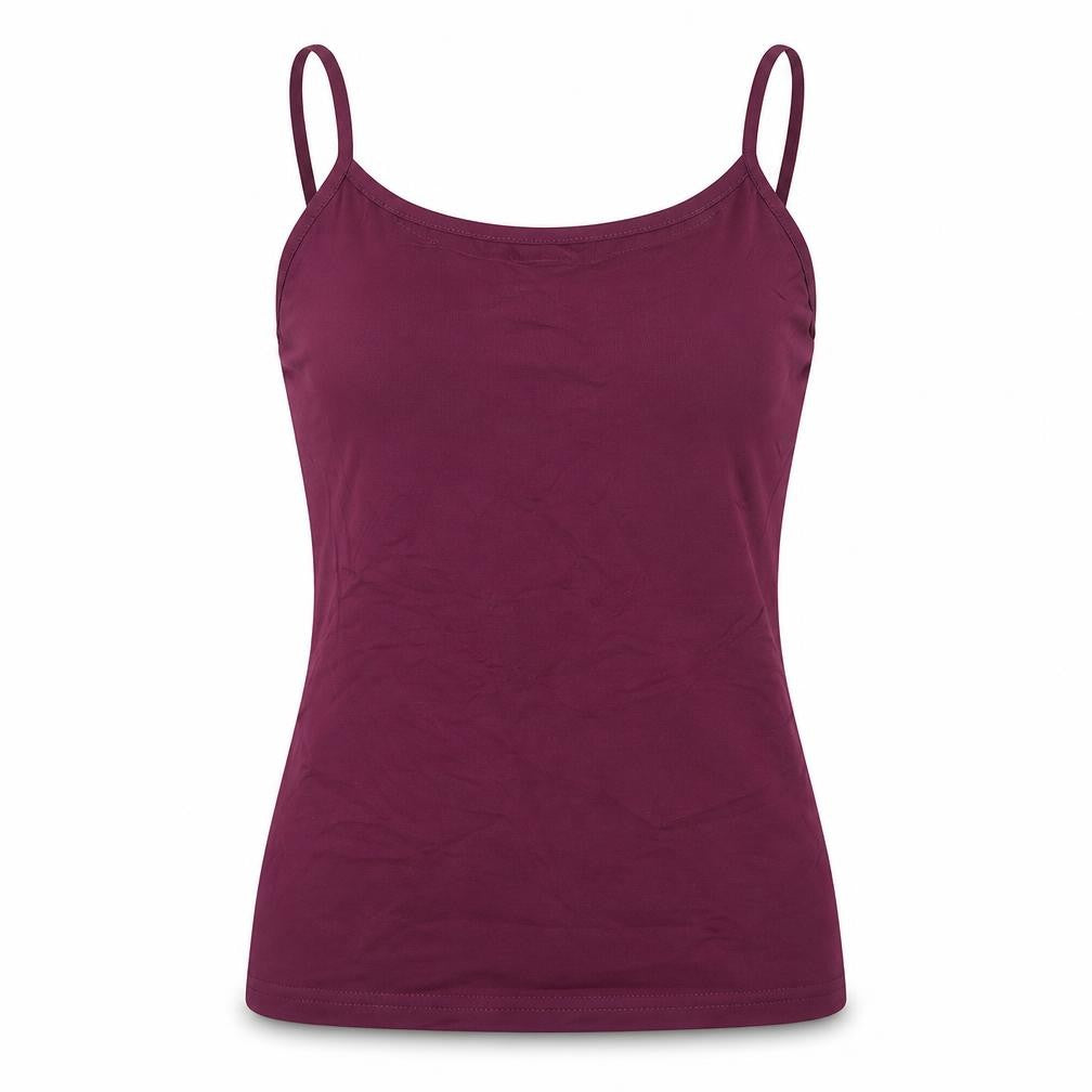 Yessica Womens Purple Nylon Camisole Tank Size M Scoop Neck