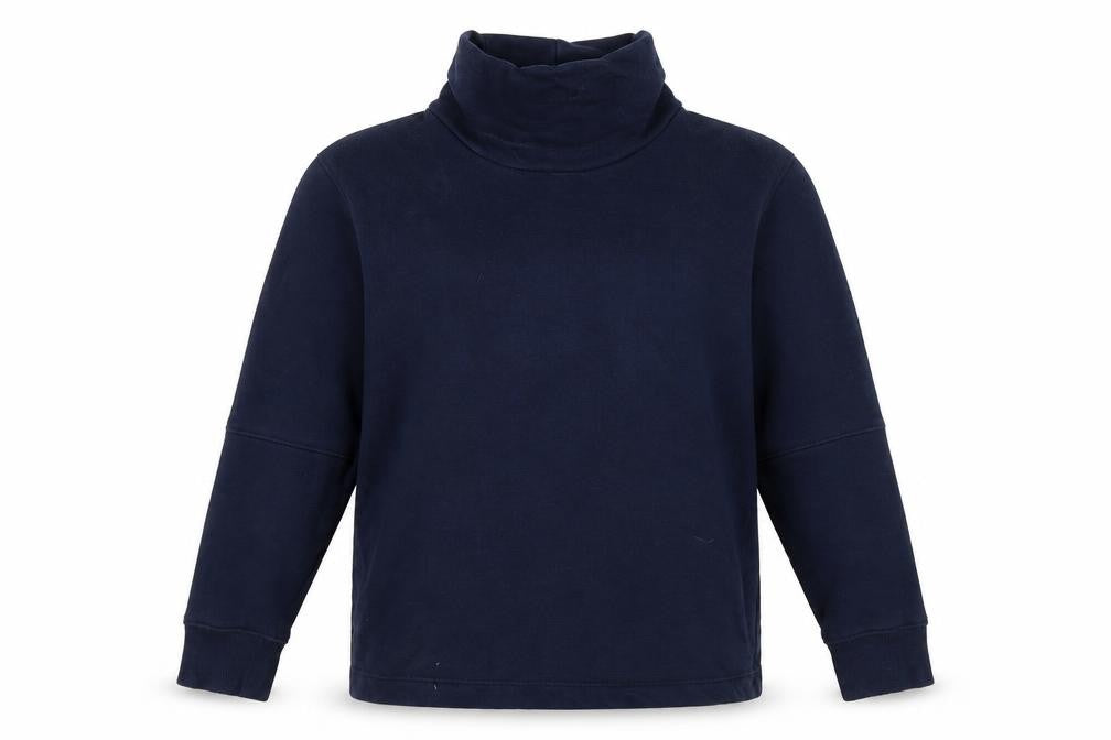 Marks & Spencer Womens Blue Cotton Pullover Sweatshirt Size 10