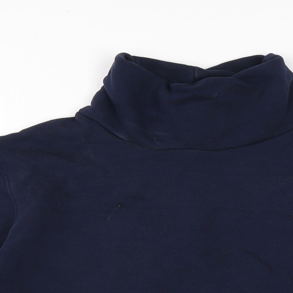 Marks and Spencer Womens Blue Cotton Pullover Sweatshirt Size 10