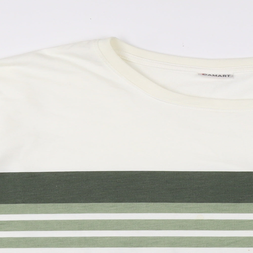 Damart Womens Green Cotton Pullover Sweatshirt Size 22
