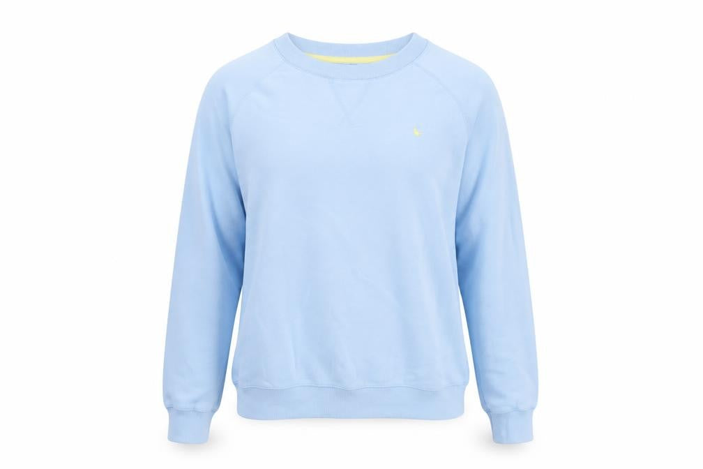 Jack Wills Womens Blue Cotton Pullover Sweatshirt Size 12