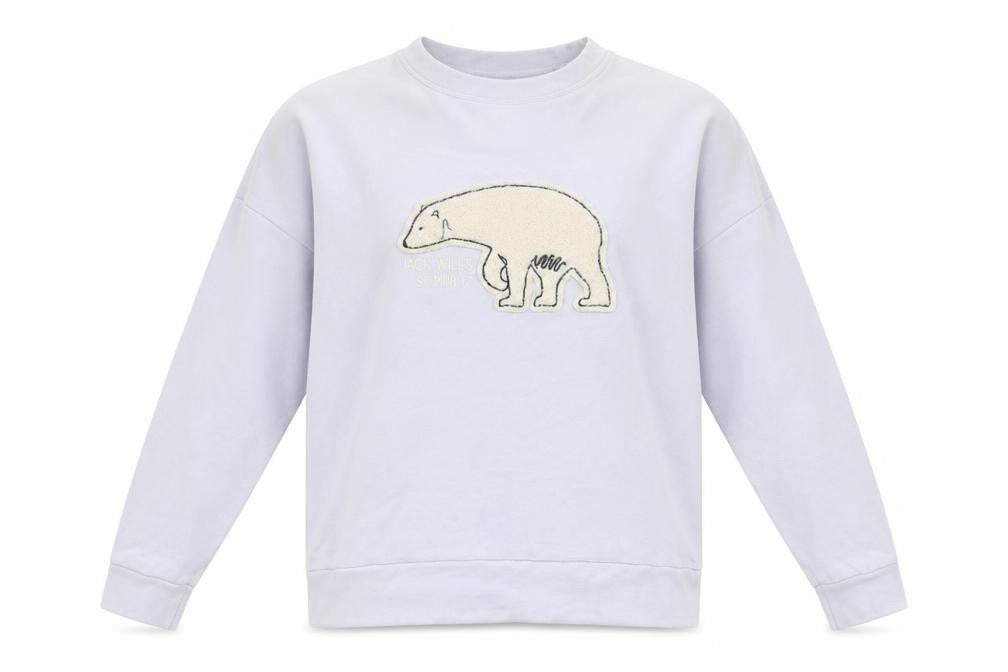 Jack Wills Womens Blue Cotton Pullover Sweatshirt Size 8