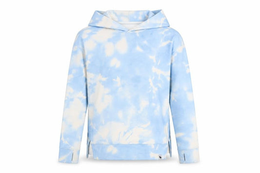 Abercrombie & Fitch Girls Blue Cotton Pullover Hoodie Size 12-13 Years