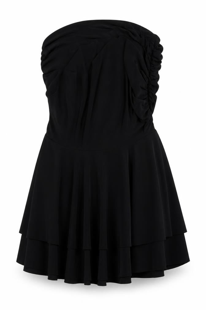 Rebellious Womens Black Polyester Bodycon Size 12 Off the Shoulder