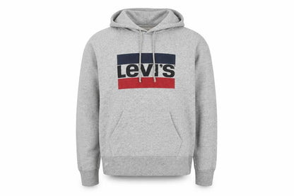 Levi's Mens Grey Cotton Pullover Hoodie Size XS