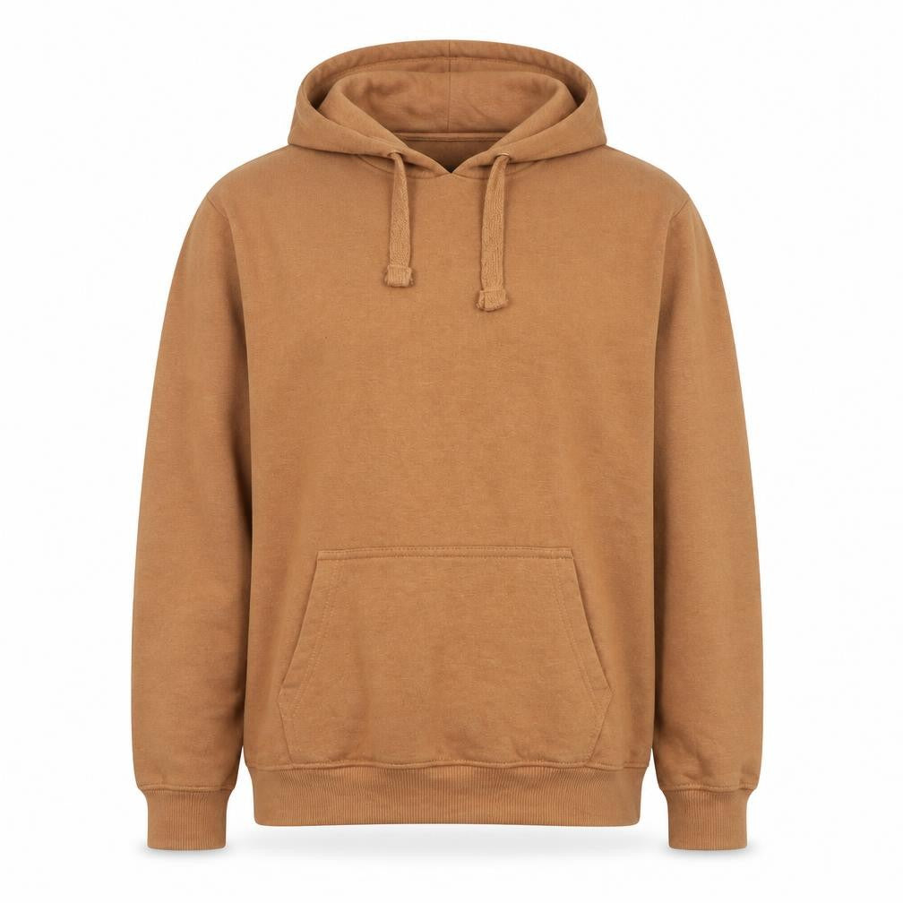 Boohoo Womens Brown Polyester Pullover Hoodie Size M Pullover - Size M/L