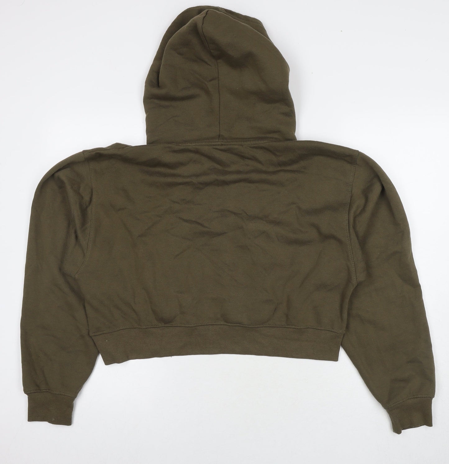 Pull&Bear Womens Green Cotton Pullover Hoodie Size XL Pullover