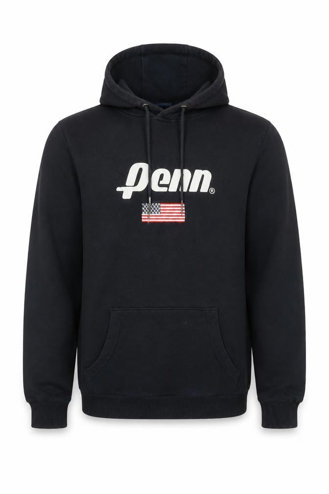 Penn Mens Blue Cotton Pullover Hoodie Size XS - Logo