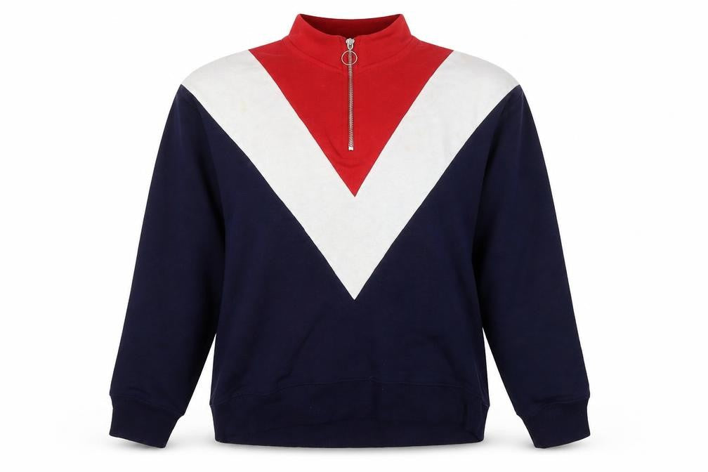 New Look Womens Blue Cotton Pullover Sweatshirt Size 12 Pullover