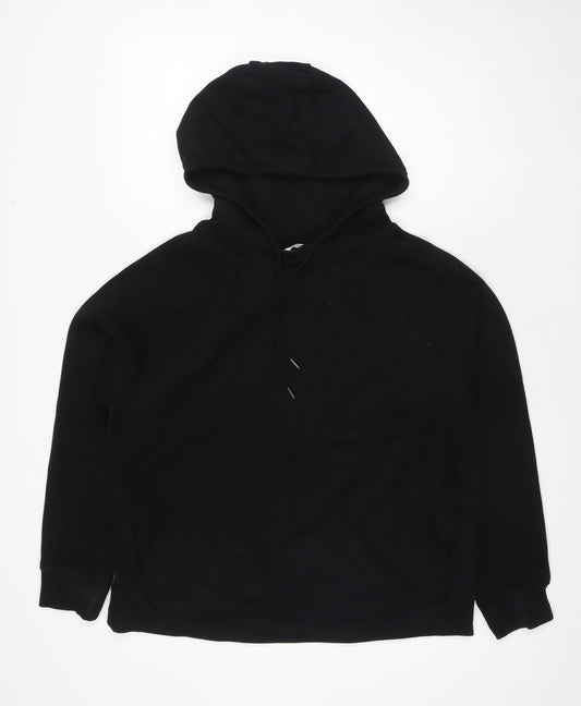 NEXT Womens Black Cotton Pullover Hoodie Size L Pullover