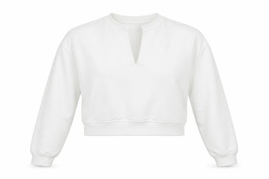 Missguided Womens White Polyester Pullover Sweatshirt Size 6 Pullover