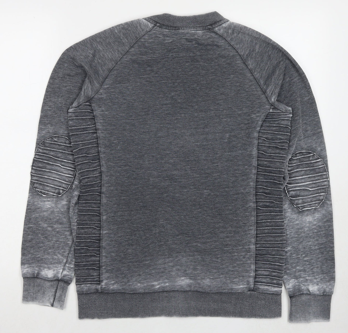 Cup2 Mens Grey Polyester Full Zip Sweatshirt Size M