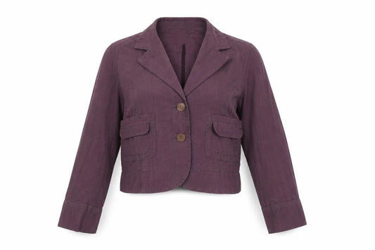 Next Womens Purple Jacket Size 12 Button