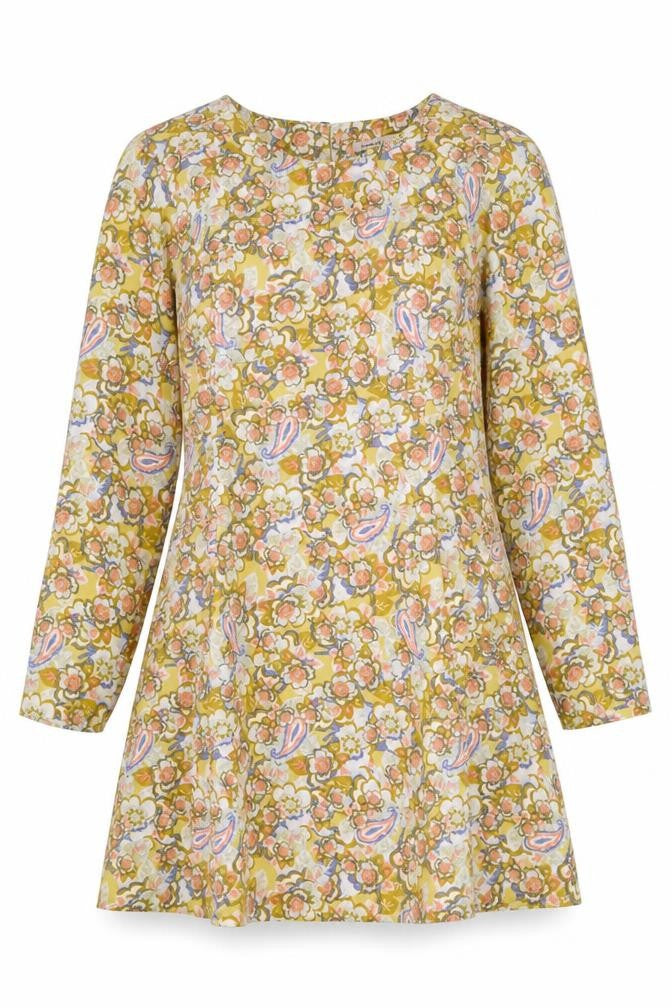 Marks & Spencer Womens Multicoloured Polyester A-Line Size 12 Round Neck - Limited Edition