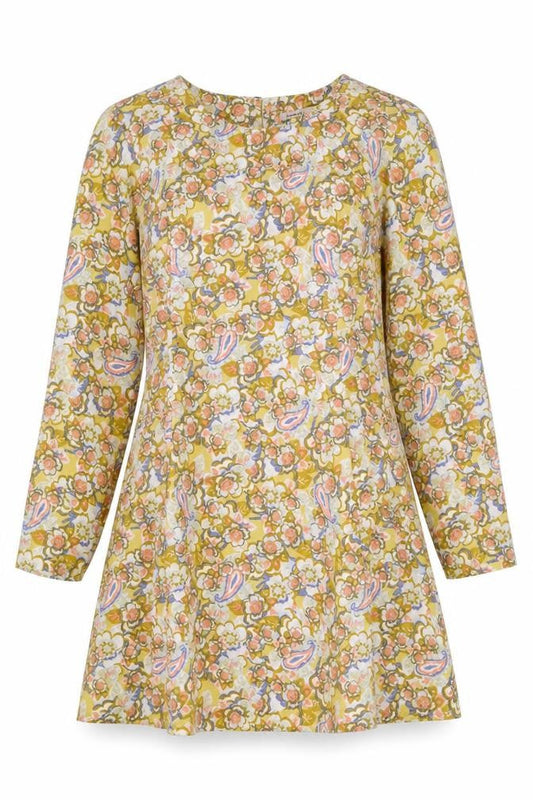 Marks & Spencer Womens Multicoloured Polyester A-Line Size 12 Round Neck - Limited Edition
