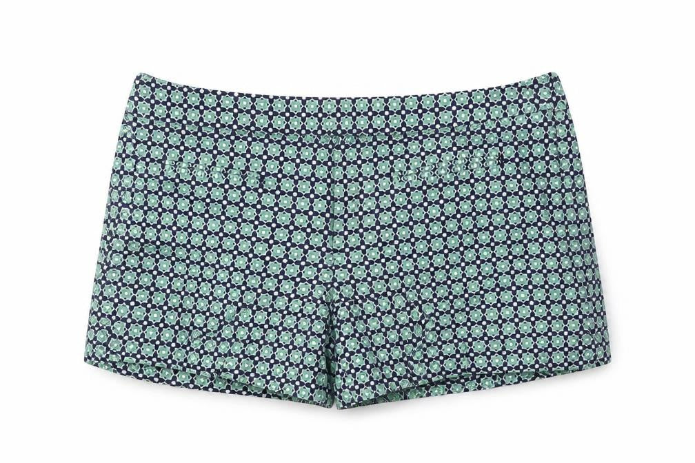 Gap Womens Blue Cotton Basic Shorts Size 8 L3 in Regular Zip