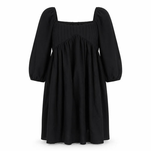 Boohoo Womens Black Polyester A-Line Size 12 Scoop Neck Zip