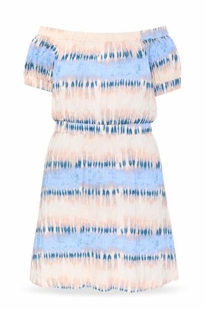 Next Womens Multicoloured Geometric Viscose A-Line Size 22 Off the Shoulder Pullover