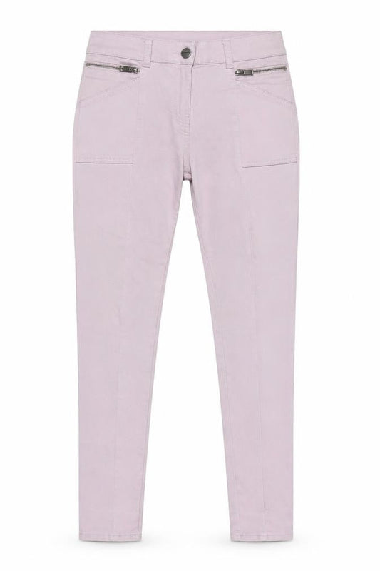 Next Womens Pink Cotton Skinny Jeans Size 10 L29 in Regular Zip