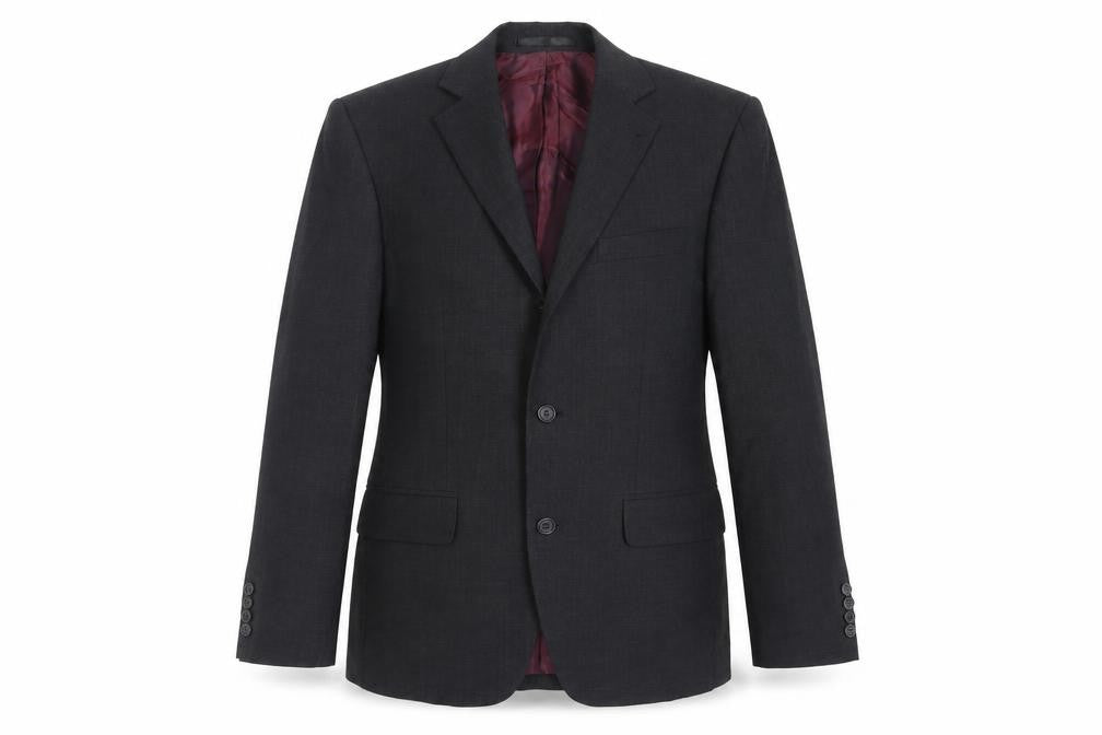 Tom English Mens Black Polyester Jacket Suit Jacket Size 36 Regular