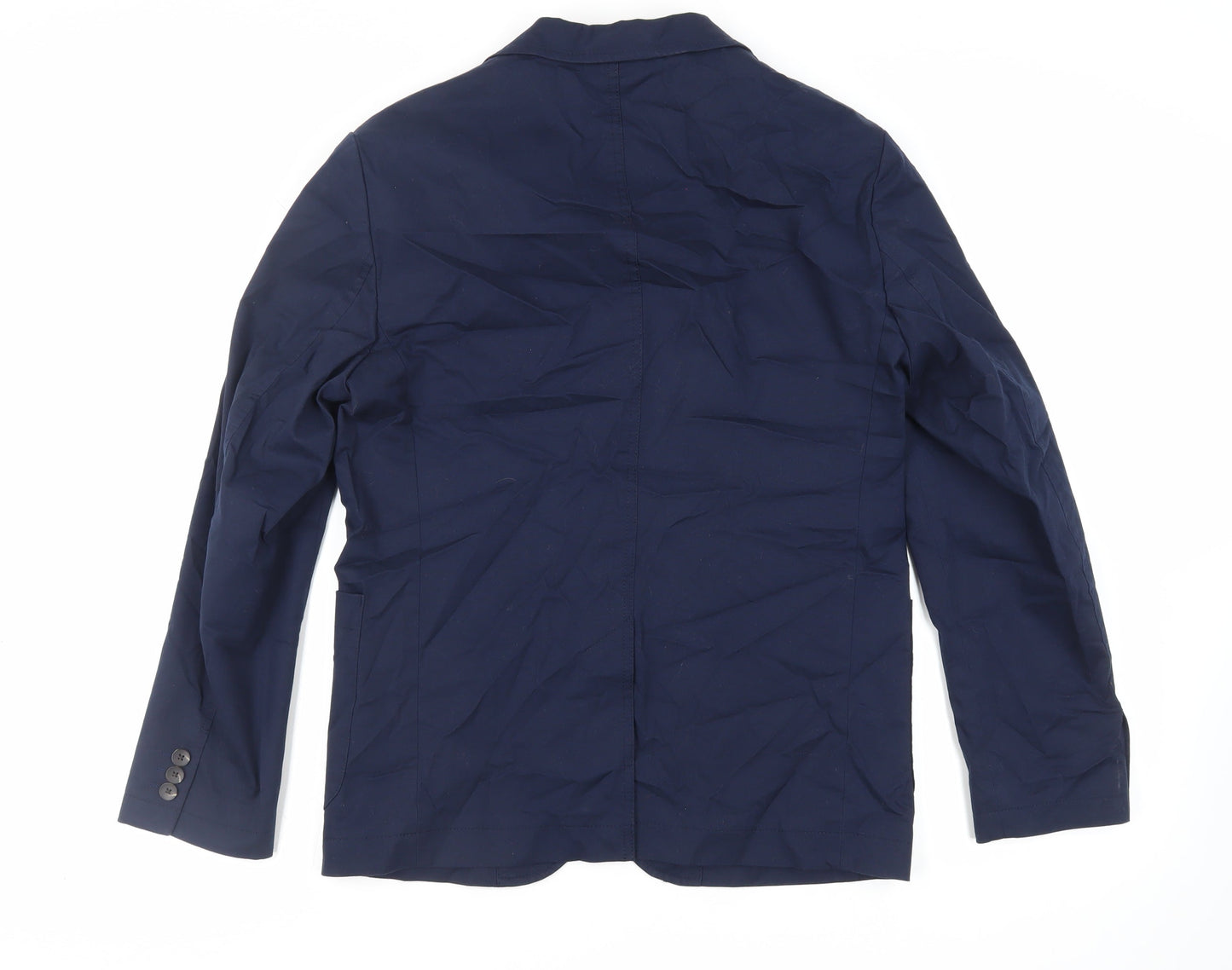 Marks and Spencer Mens Blue Jacket Blazer Size 38 Button