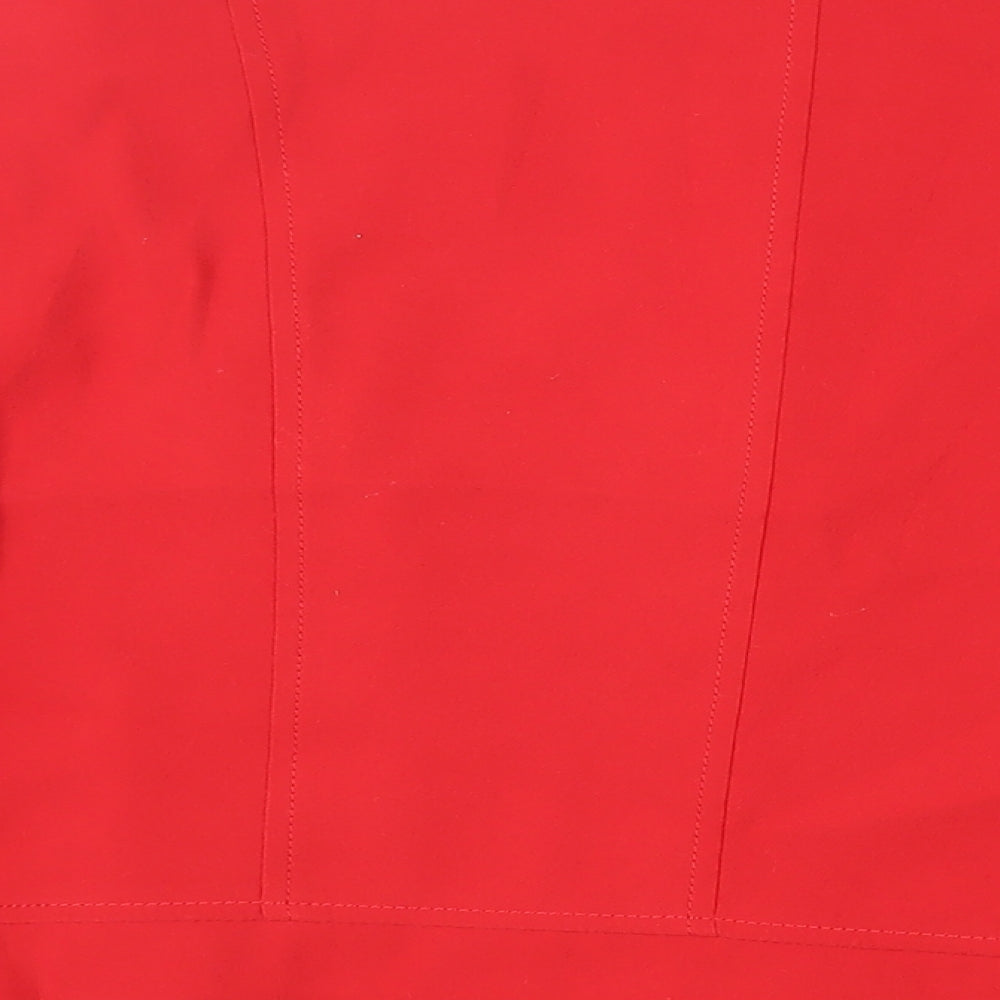 EWM Womens Red Jacket Size 22 Zip