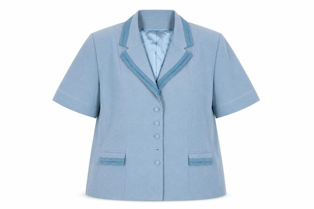 Klass Womens Blue Jacket Blazer Size 20 Button