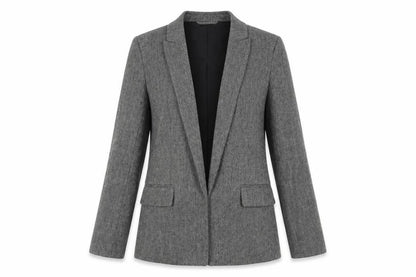 H&M Womens Grey Jacket Blazer Size 10 - Open