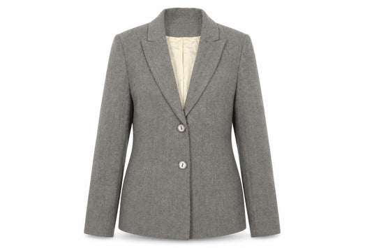 Front view of Principles women’s green jacket blazer, size UK 6, button