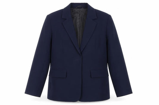Zara Womens Blue Jacket Blazer Size M Button