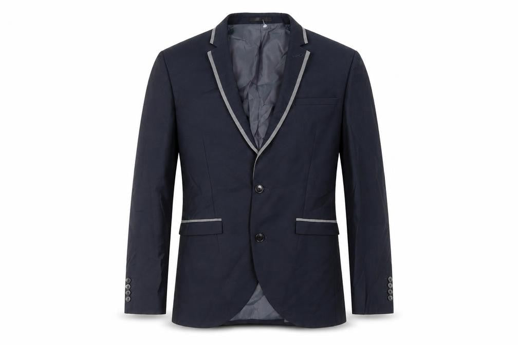 NEXT Mens Blue Polyester Jacket Suit Jacket Size 40 Regular