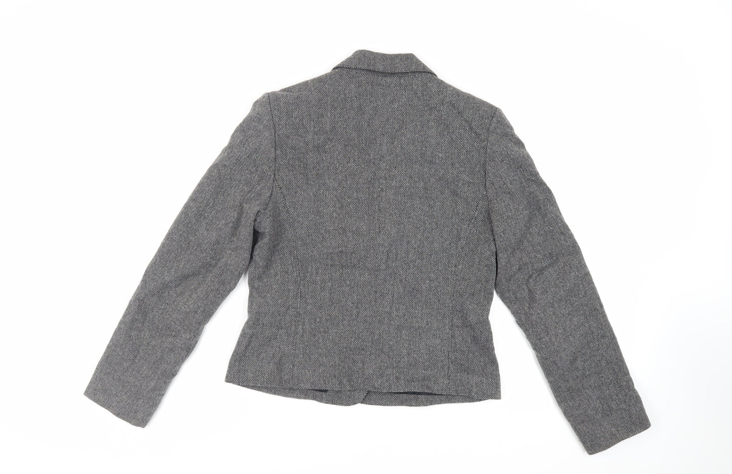 Mexx Womens Grey Jacket Blazer Size 12 Button