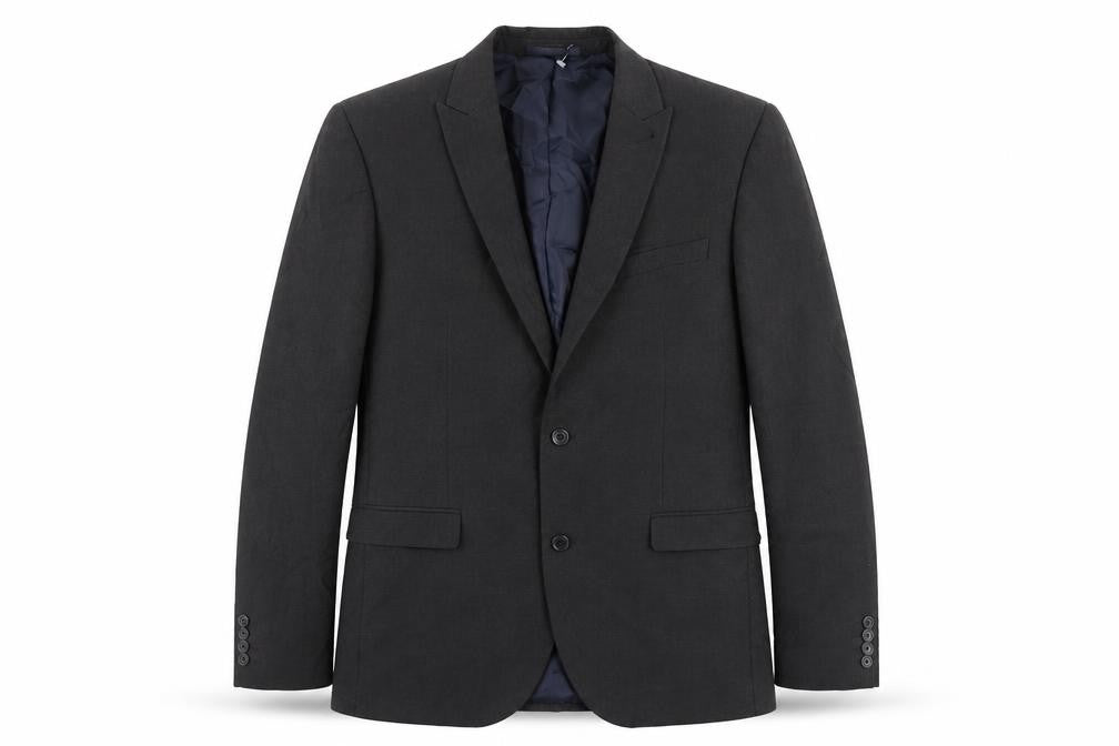 NEXT Mens Black Polyester Jacket Suit Jacket Size 42 Regular