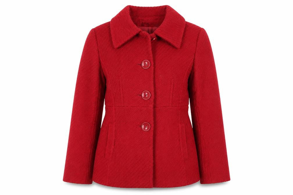 Debenhams Womens Red Jacket Size 14 Button
