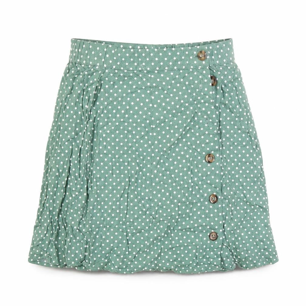 ASOS Womens Multicoloured Polka Dot Viscose Mini Skirt Size 6