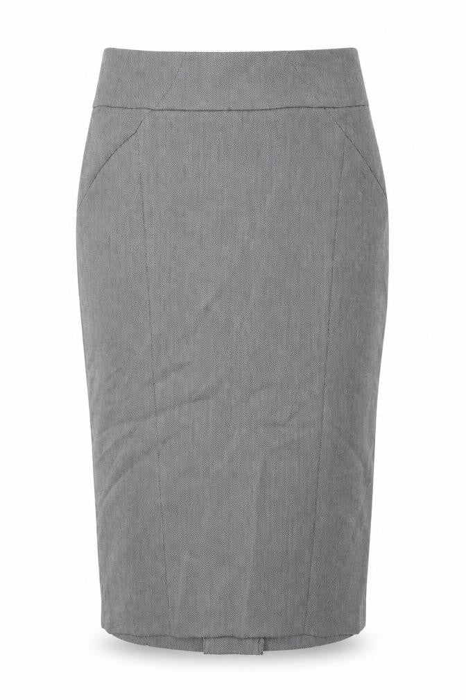 Principles Womens Grey Polyester Straight & Pencil Skirt Size 14 Zip - Lined