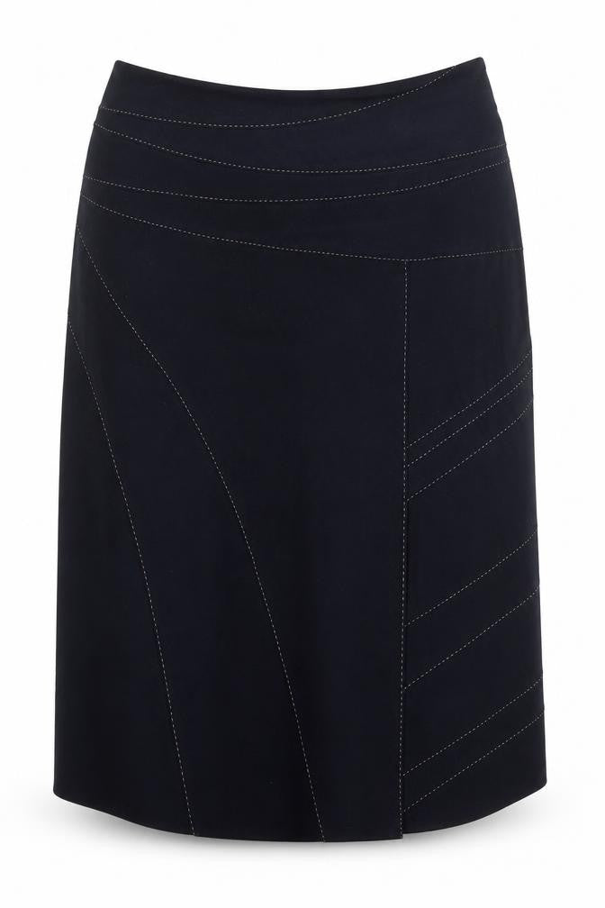 Alex & Co Womens Blue Polyester A-Line Skirt Size 16