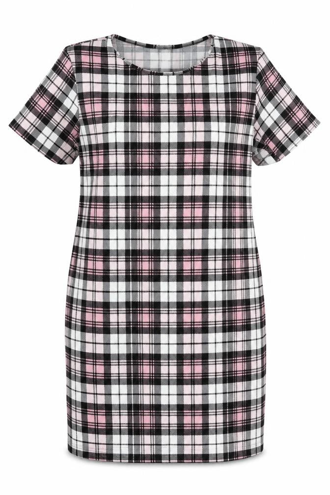 Kaaya Womens Multicoloured Check Polyester Pencil Dress Size 22 Round Neck