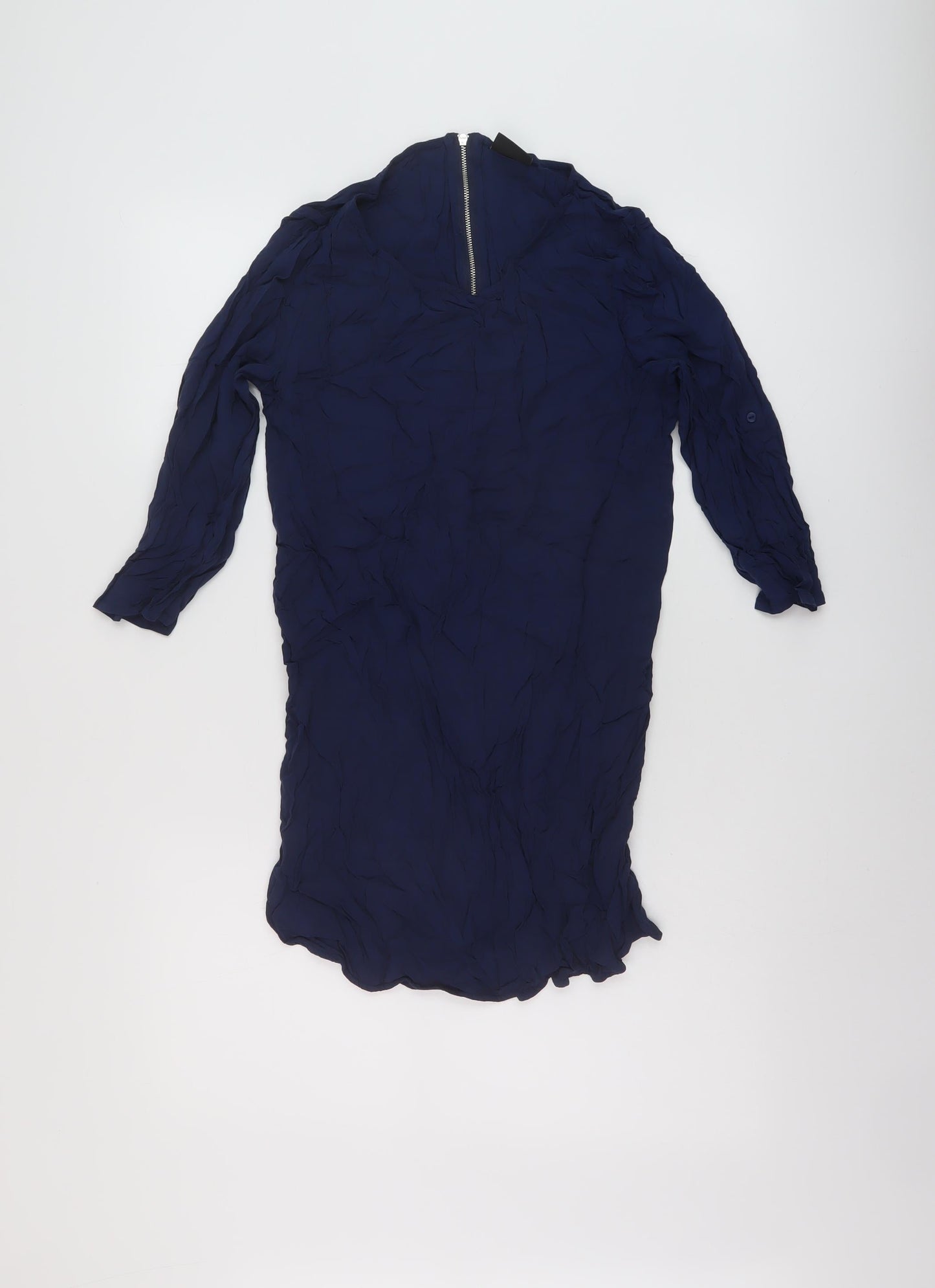 VILA Womens Black Viscose Basic Blouse Size M V-Neck