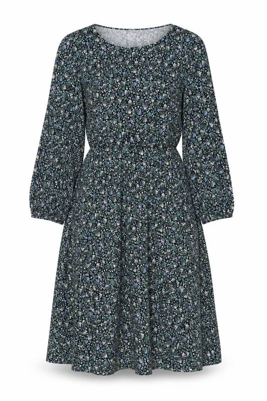 Marks and Spencer Womens Multicoloured Floral Viscose A-Line Size 12 Round Neck Pullover