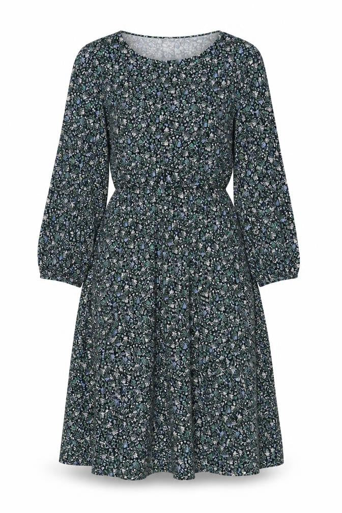Marks & Spencer Womens Multicoloured Floral Viscose A-Line Size 12 Round Neck Pullover
