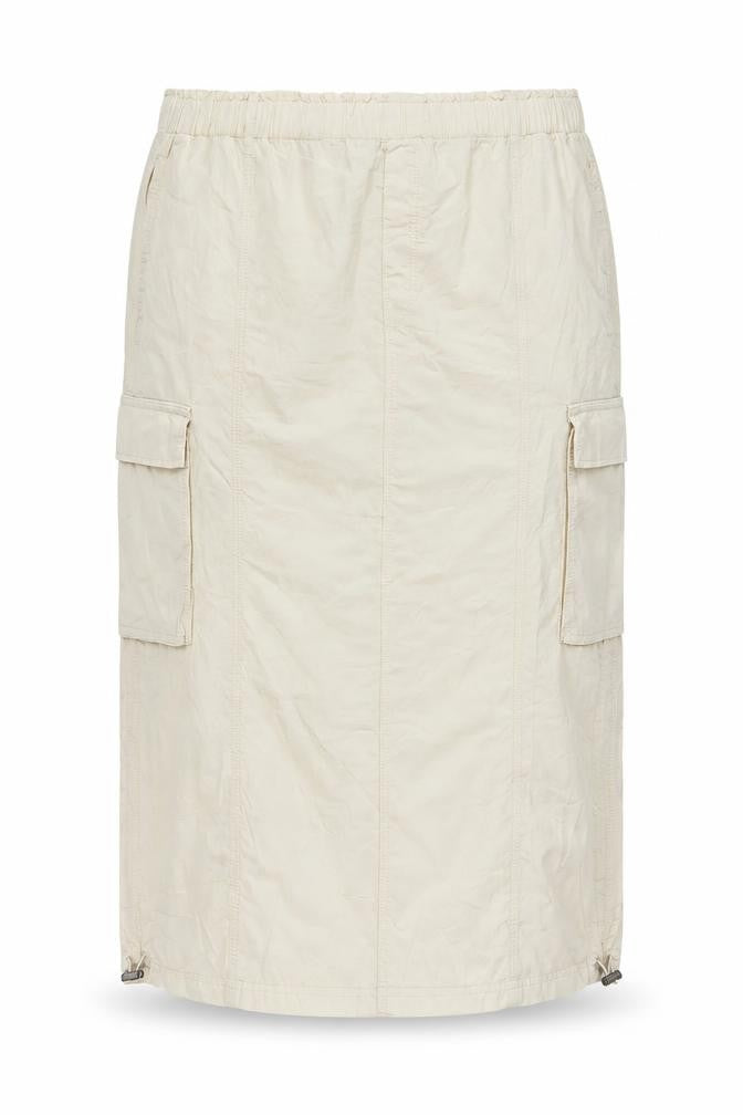 Marks & Spencer Womens Beige Polyester Straight & Pencil Skirt Size 24 Drawstring