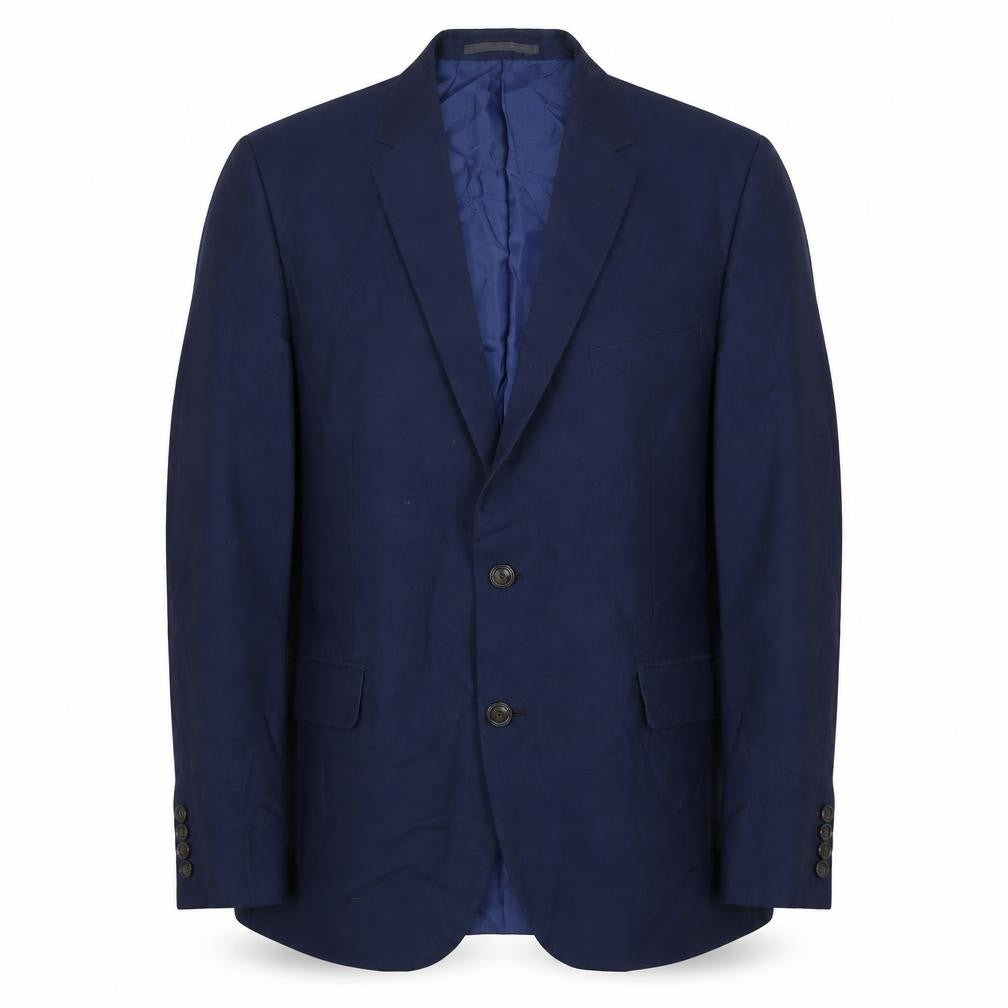 Marks & Spencer Mens Blue Polyester Jacket Suit Jacket Size 42 Regular