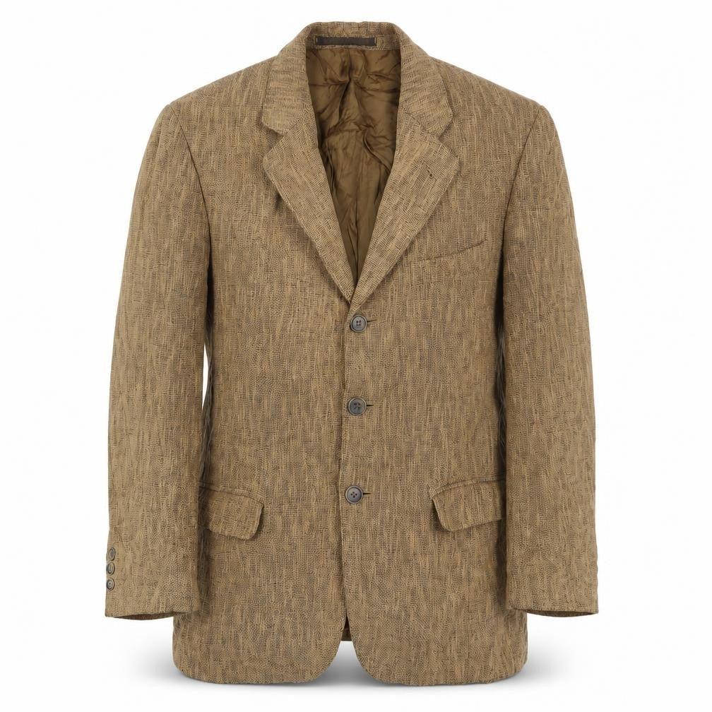 Marks & Spencer Mens Brown Cotton Jacket Suit Jacket Size 38 Regular