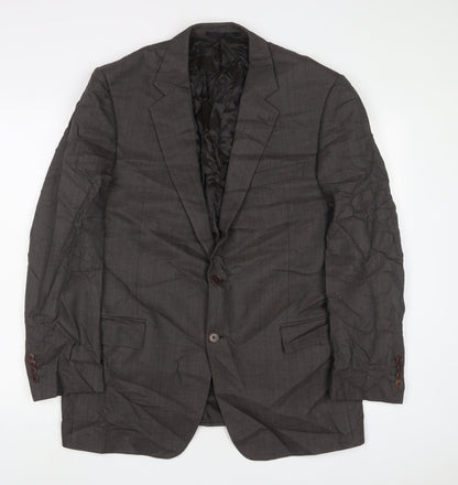 Next Mens Grey Wool Jacket Suit Jacket Size 42 Regular