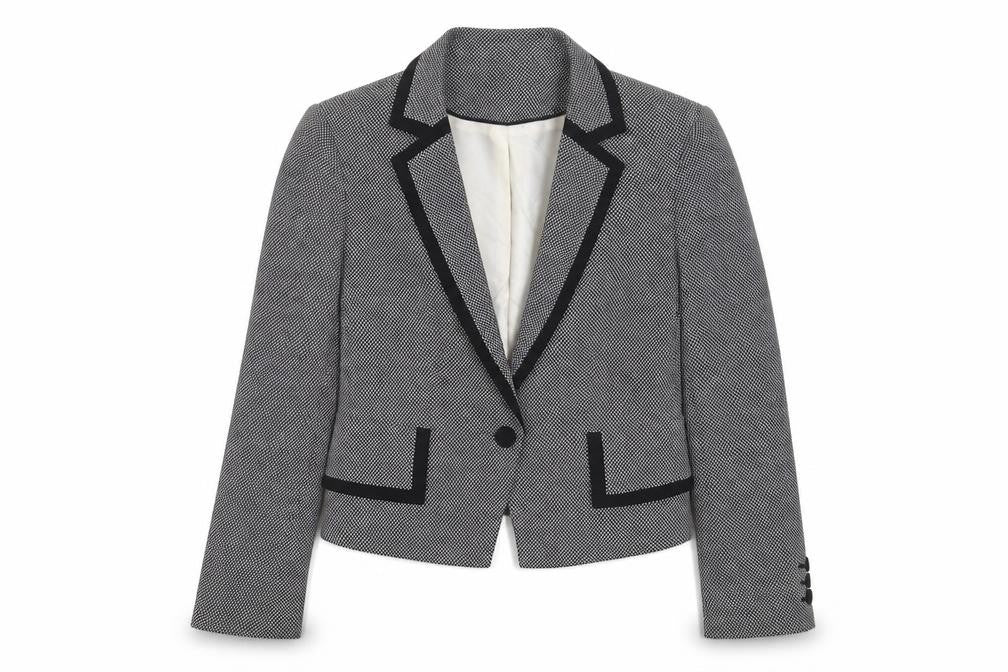 Marks & Spencer Womens Grey Jacket Blazer Size 14 Button