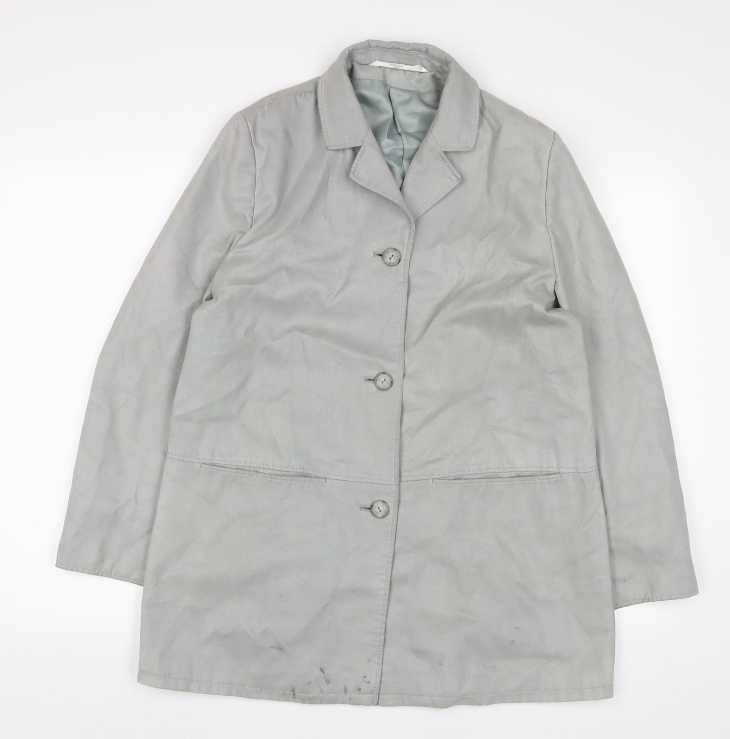 St Michael Womens Green Jacket Size 12 Button