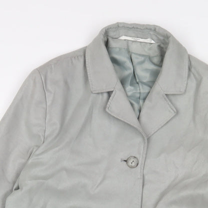 St Michael Womens Green Jacket Size 12 Button