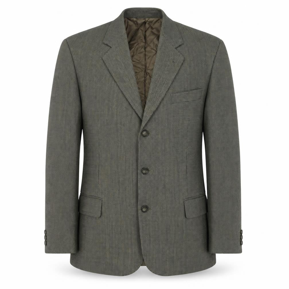 Marks & Spencer Mens Green Cotton Jacket Suit Jacket Size 42 Regular