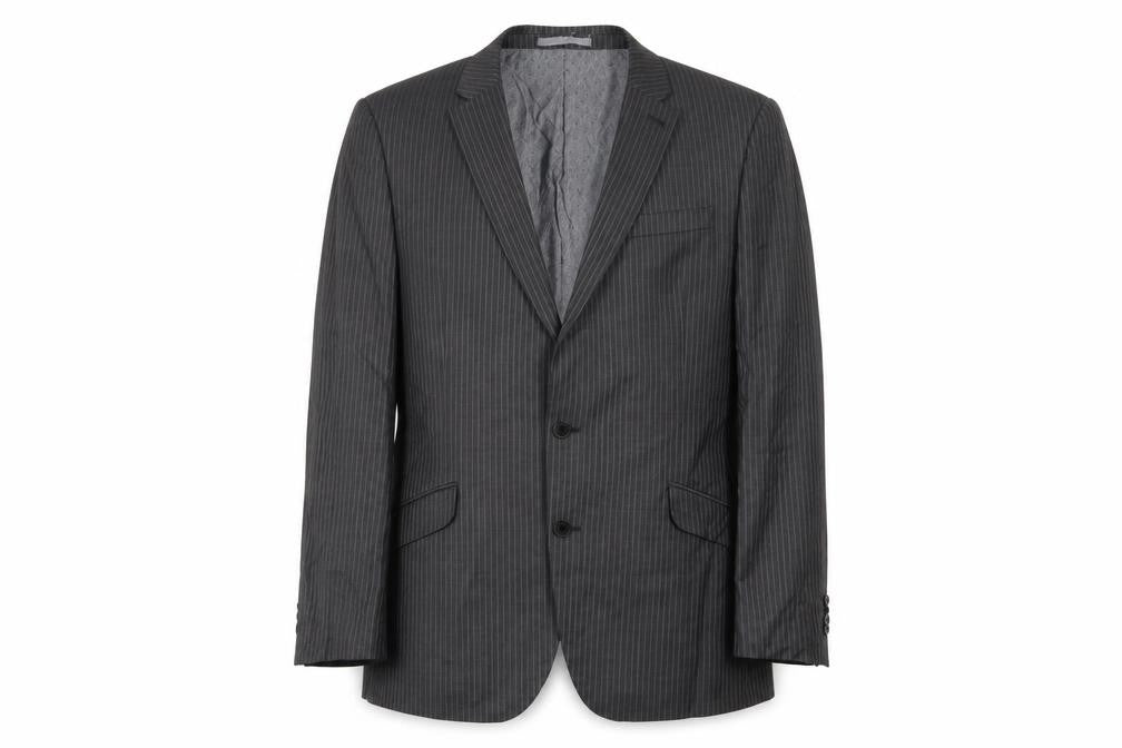 NEXT Mens Grey Polyester Jacket Suit Jacket Size 44 Regular